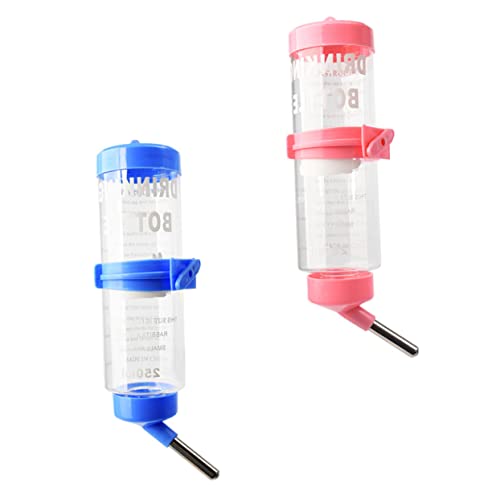 SOIMISS 2Stücke Wasserflasche Hängender Haustier Wasserspender für Kleintiere Auslaufsicher für Nagetiere von SOIMISS