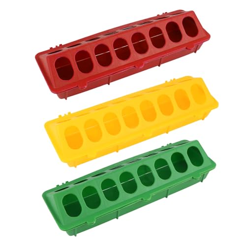 SOIMISS 3 Stück Futterspender für Tauben Hanging Food Feeder für Käfige Platzsparendes Futtertrog Design Zufällige Abfall und Fördert Gesunde Zufällige Farbe SOIMISS 3 Stück Futterspender für Tauben Hanging Food Feeder für Käfige Platzsparendes Futtertrog Design Zufällige Abfall und Fördert Gesunde Zufällige Farbe von SOIMISS