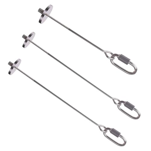 SOIMISS 3 Stück Vogel mit Fruchtgabel für hält Obst Spieß vogelfutterspender vogelfutterhäuschen Bird Toys Futterspender aus Edelstahl Vogelkäfigversorgung Rostfreier Stahl Silver von SOIMISS