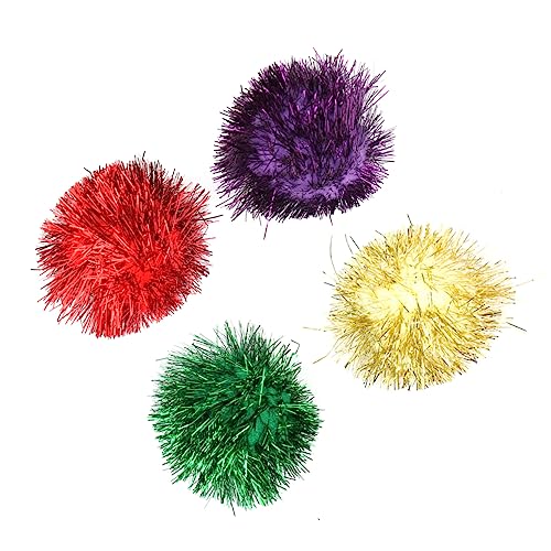 SOIMISS 30 Stück Bunte Glitzer Spielbälle für Katzen und Kleine Haustiere Elastische Katzenspielzeuge zur Interaktion und Beschäftigung Fördert Krallenpflege und Zufällige Farbe SOIMISS 30 Stück Bunte Glitzer Spielbälle für Katzen und Kleine Haustiere Elastische Katzenspielzeuge zur Interaktion und Beschäftigung Fördert Krallenpflege und Zufällige Farbe von SOIMISS
