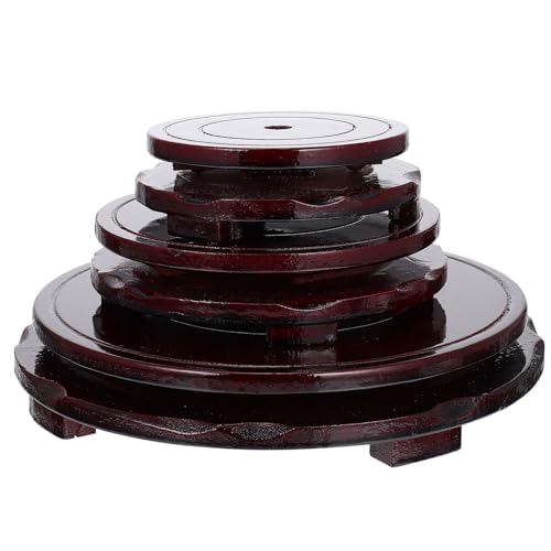 SOIMISS 3Stücke Drehbarer Display Basen Teekannenhalter für Vasen Dekorative Holzuntersetzer für Pflanzen für Zuhause SOIMISS 3Stücke Drehbarer Display Basen Teekannenhalter für Vasen Dekorative Holzuntersetzer für Pflanzen für Zuhause von SOIMISS