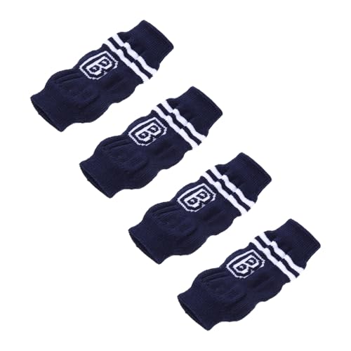 SOIMISS 4 Stück Hundesocken rutschfeste Outdoor Pfotenschutz Leggings mit Niedlichem Muster Bequem Elastisch für Kleine Hunde Atmungsaktiv Pfotenfreundlich Vielseitig für Jahreszeiten von SOIMISS