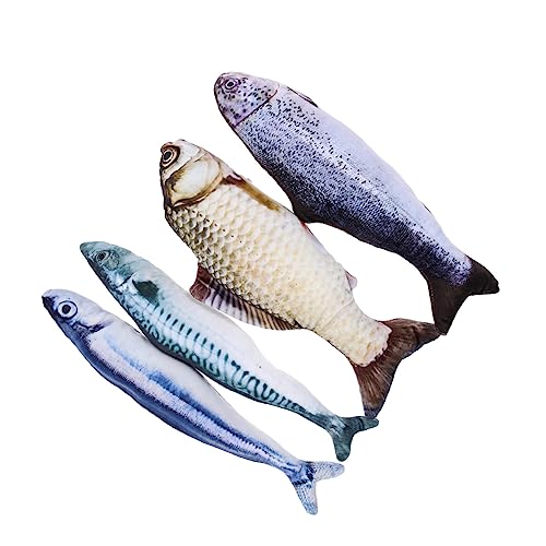 SOIMISS 4 Stück Lustiges Katzenspielzeug Fisch Kätzchen Katzenzeug Katzenfederspielzeug Katzenbeißspielzeug Katzenpool Mit Korb Katzenminze Stapel Katzenspiel Katzengras SOIMISS 4 Stück Lustiges Katzenspielzeug Fisch Kätzchen Katzenzeug Katzenfederspielzeug Katzenbeißspielzeug Katzenpool Mit Korb Katzenminze Stapel Katzenspiel Katzengras von SOIMISS