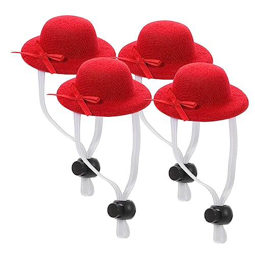 SOIMISS 4 Stück Miniatur Hüte für Haustiere Teiliges Dekorative Mützen für DIY Bastelprojekte für Fotografie Puppen und Kostümierungen SOIMISS 4 Stück Miniatur Hüte für Haustiere Teiliges Dekorative Mützen für DIY Bastelprojekte für Fotografie Puppen und Kostümierungen von SOIMISS