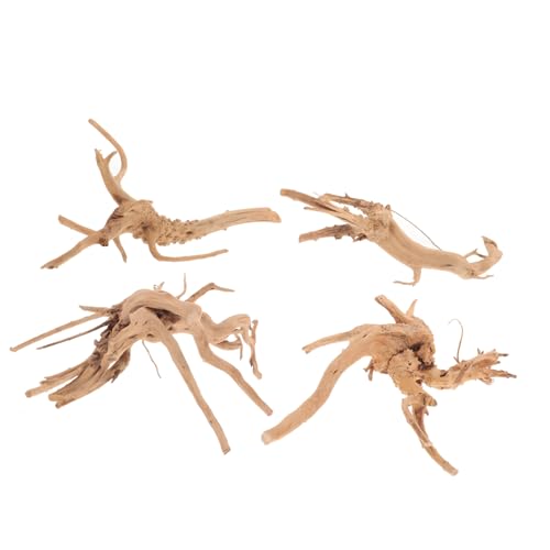 SOIMISS 4 Stück Teiliges Naturholz Dekoration für Aquarien Stabiler Wurzelschnitz Aquarienornamente für Fische und Pflanzen Vielseitige Nutzung als Heim und Gartendekoration SOIMISS 4 Stück Teiliges Naturholz Dekoration für Aquarien Stabiler Wurzelschnitz Aquarienornamente für Fische und Pflanzen Vielseitige Nutzung als Heim und Gartendekoration von SOIMISS