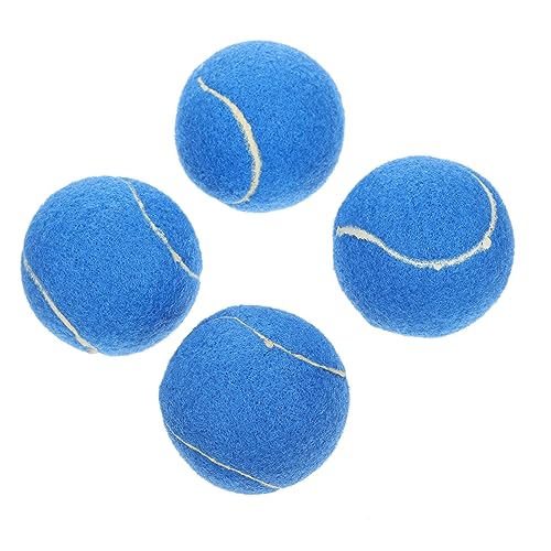 SOIMISS 4Stücke Gummibälle für Hunde Interaktive Trainingsbälle im Tennisball Design für Apportierspiele und SOIMISS 4Stücke Gummibälle für Hunde Interaktive Trainingsbälle im Tennisball Design für Apportierspiele und von SOIMISS