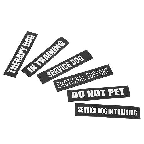 SOIMISS Reflektierende Aufkleber für Haustierwesten 6 Paar Hundegeschirr Patches aus PU Material Robust Langlebig Geeignet für Training und Nächtliche Stilvolles Design für SOIMISS Reflektierende Aufkleber für Haustierwesten 6 Paar Hundegeschirr Patches aus PU Material Robust Langlebig Geeignet für Training und Nächtliche Stilvolles Design für von SOIMISS