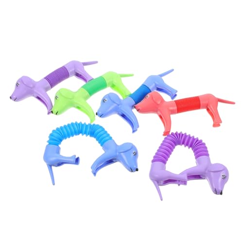 SOIMISS 6Stücke Teiliges Teleskop Hundespielzeug Interaktives Pop Rohr für Umformbar Entspannungsspielzeug für Beschäftigung und Spielspaß SOIMISS 6Stücke Teiliges Teleskop Hundespielzeug Interaktives Pop Rohr für Umformbar Entspannungsspielzeug für Beschäftigung und Spielspaß von SOIMISS