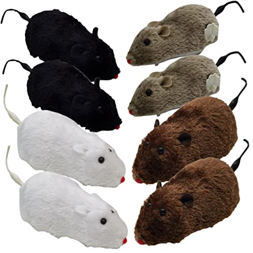 SOIMISS 8 Stück Uhrwerk Ratte Katze Selbstbewegliches Mäuse Für Katzen Spielzeugmäuse Für Katzen Bewegliche Katzenspielzeug Bewegliches Katzenspielzeug SOIMISS 8 Stück Uhrwerk Ratte Katze Selbstbewegliches Mäuse Für Katzen Spielzeugmäuse Für Katzen Bewegliche Katzenspielzeug Bewegliches Katzenspielzeug von SOIMISS