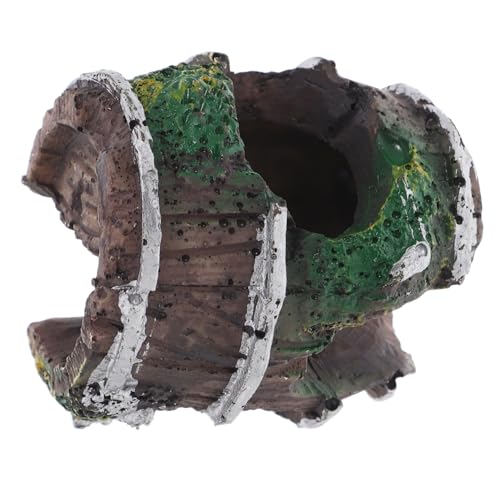 SOIMISS Abs Spinnenversteck Höhle Fisch Aquarium Dekoration Mini Unterschlupf Reptilienversteck mit Guter Belüftung und Einfacher für Terrarium und Garnelen von SOIMISS