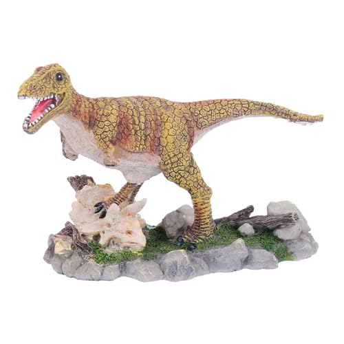 SOIMISS Aquarium Dinosaurier Ornament Simulation Reptilien Terrarium Dekoration Langlebig Sicher Realistisch für Fischbecken Landschaftsbild von SOIMISS