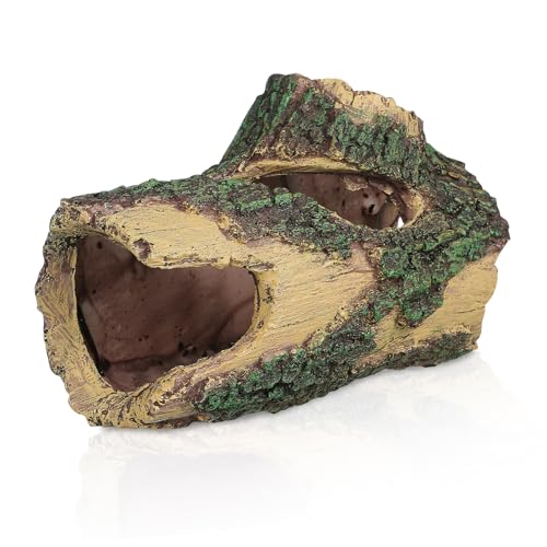 SOIMISS Aquarium Hideout Simulation Baumrinde Höhle Dekoration Fischtank Versteck Shrimp Habitat Langlebiges Sicheres Resin Ornament für Teich und Aquarium SOIMISS Aquarium Hideout Simulation Baumrinde Höhle Dekoration Fischtank Versteck Shrimp Habitat Langlebiges Sicheres Resin Ornament für Teich und Aquarium von SOIMISS