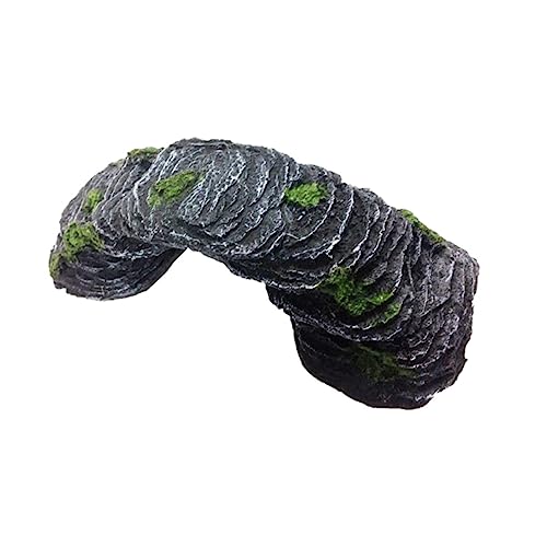 SOIMISS Aquarium Ornament Schildkrötenversteck Resin Basking Plattform mit Rampe für Aquariumlandschaft und Reptilien Klettermöglichkeit von SOIMISS