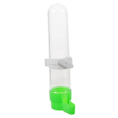 SOIMISS Automatischer Vogelwassertrinker Wasserspender Für Transparentes Flasche Mit Grünem Für Wellensittiche Und Andere Käfigvögel Zubehör von SOIMISS