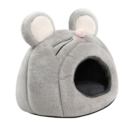 SOIMISS Baumwollfussel Baumwollnest Kleintier Hamster Warmes Haustier Baumwollnest Rattenhaus Chinchilla Käfig Zwinger Hamsterhaus Haustierbett Kaninchenbett Das von SOIMISS