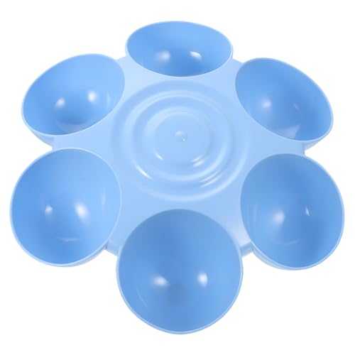 SOIMISS Blumennapf Für Haustiere Langsame Futternapf Langsamer Wassernapf Für Hunde Futternapf Für Haustiere Futterspender Für Katzen Haustierwasserschale Katzenfutterschale Plastik Blue von SOIMISS