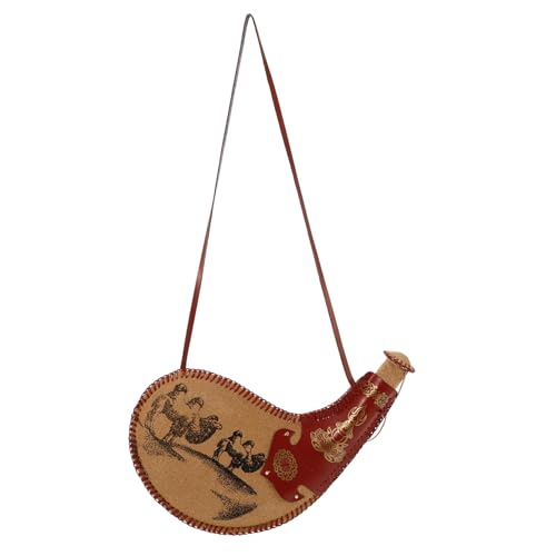 SOIMISS Bota Tasche Aus Leder Wasserbeutel Traditioneller Weinbeutel Auslaufsicherer Wasserhalter Tragbar Für Camping Angeln Wandern Foto-Requisite Für Zuhause SOIMISS Bota Tasche Aus Leder Wasserbeutel Traditioneller Weinbeutel Auslaufsicherer Wasserhalter Tragbar Für Camping Angeln Wandern Foto-Requisite Für Zuhause von SOIMISS