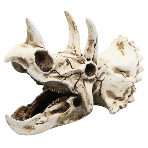 SOIMISS Dinosaurier Schädel Aquarium Deko Resin Versteck Fischterrarium Höhle Langlebig Realistisch Kleine Fische Garnelen Versteck Terrarium Dekoration SOIMISS Dinosaurier Schädel Aquarium Deko Resin Versteck Fischterrarium Höhle Langlebig Realistisch Kleine Fische Garnelen Versteck Terrarium Dekoration von SOIMISS