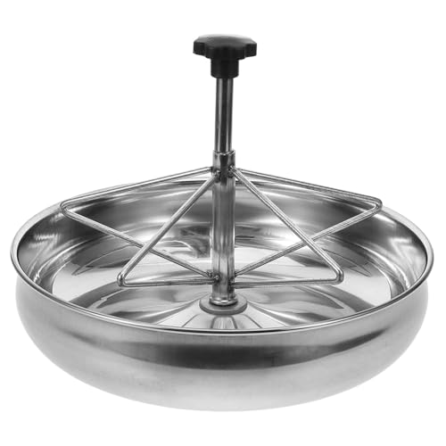 SOIMISS Edelstahl Futtertrog für Schweine Robuste Große Kapazität Leicht zu Reinigen Stabil Montierbar Vielseitig Einsetzbar für Innen Außenbereiche Schweine Landwirtschaftshöfen von SOIMISS