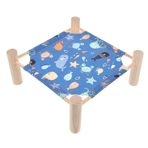 SOIMISS Eleviertes Hamsterbett mit Abnehmbarem Design Atmungsaktive Hängematte für Kleintiere für Hamster Meerschweinchen und Kaninchen Maschinenwaschbar und Langlebig SOIMISS Eleviertes Hamsterbett mit Abnehmbarem Design Atmungsaktive Hängematte für Kleintiere für Hamster Meerschweinchen und Kaninchen Maschinenwaschbar und Langlebig von SOIMISS