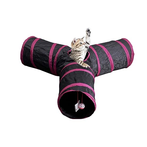 SOIMISS Faltbarer Katzentunnel mit Röhren und Raschelpapier für Katzen und Kleine Haustiere Rosa für Katzen Meerschweinchen und Kaninchen mit Tragbarem Aufbewahrungssack und Verlockenden SOIMISS Faltbarer Katzentunnel mit Röhren und Raschelpapier für Katzen und Kleine Haustiere Rosa für Katzen Meerschweinchen und Kaninchen mit Tragbarem Aufbewahrungssack und Verlockenden von SOIMISS