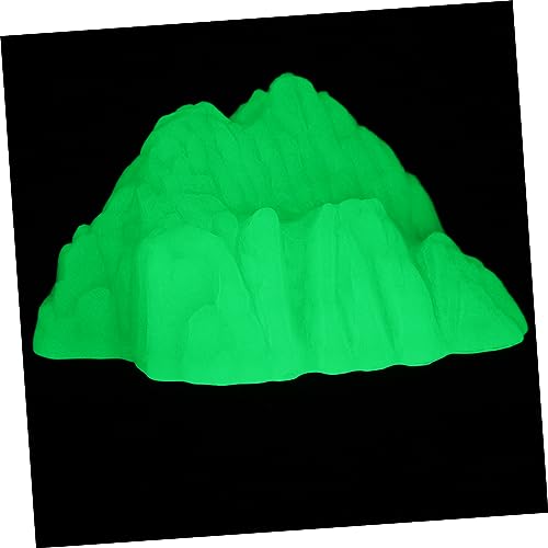 SOIMISS Fluoreszierende Steingartenlandschaft Schwimmbad Künstlicher Fischtank Aquarium Dekoration aquariumdeko dekorative Steingartenstatue Steingartendekor für den Haushalt Plastik von SOIMISS