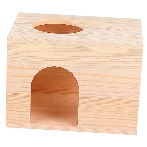 SOIMISS Futterhäuschen aus Holz für Meerschweinchen und Eichhörnchen Sicherer Futterspender und Rückzugsort Geeignet für Kleine Haustiere Stabile Verarbeitung und Niedliches Design SOIMISS Futterhäuschen aus Holz für Meerschweinchen und Eichhörnchen Sicherer Futterspender und Rückzugsort Geeignet für Kleine Haustiere Stabile Verarbeitung und Niedliches Design von SOIMISS