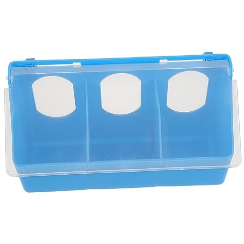 SOIMISS Futterkiste Nest hängender Taubenfutterspender Pole Sittichfutterspender für den Käfig Krähe tränkebecken wasserbecken hängender Behälter Futterspender für Tauben Plastik Sky-Blue SOIMISS Futterkiste Nest hängender Taubenfutterspender Pole Sittichfutterspender für den Käfig Krähe tränkebecken wasserbecken hängender Behälter Futterspender für Tauben Plastik Sky-Blue von SOIMISS