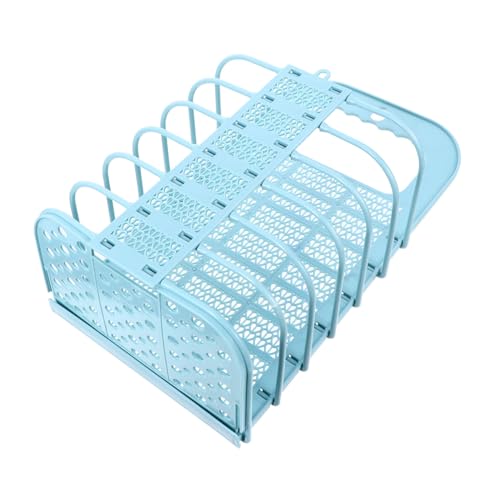SOIMISS Futterkorb Für Papageien Vogelfütterer Lebensmittelbehälter Pavillon Tierfutterbehälter Spenderbehälter Chinchilla -Feeder Ratte Huhn Wachtel Feeder-Rack Sky-Blue Plastik von SOIMISS