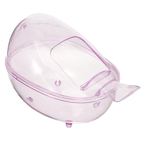 SOIMISS Hamster Badezimmer Sandbad Container für Kleintiere Transparente Badewanne als Sauna und Waschraum für Hamster und Chinchillas Leicht zu Reinigen und Benutzerfreundlich von SOIMISS