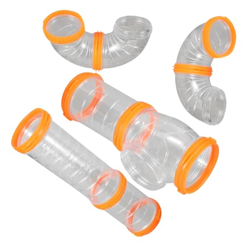 SOIMISS Hamster Röhrenset DIY Käfig Zubehör Transparente Robuste Haustiertunnel Kratzfestes Material Einfache Installation Sicherer Spieltunnel für Meerschweinchen und Hamster Fördert SOIMISS Hamster Röhrenset DIY Käfig Zubehör Transparente Robuste Haustiertunnel Kratzfestes Material Einfache Installation Sicherer Spieltunnel für Meerschweinchen und Hamster Fördert von SOIMISS
