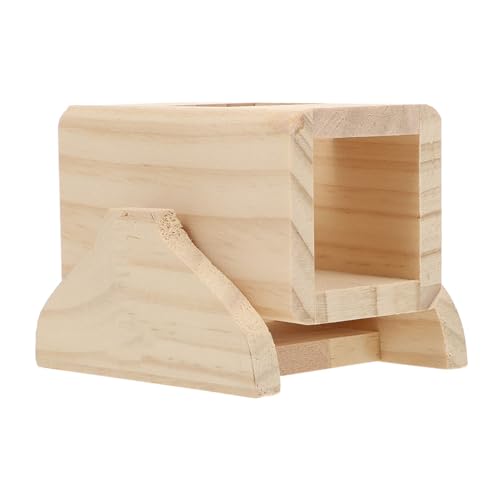 SOIMISS Hamster Spielzeug aus Holz Kleiner Haustier Wippe und Tunnel Biegsames Kletterspielzeug für Kleine Nagetiere für Hamster Haustierbedarf von SOIMISS