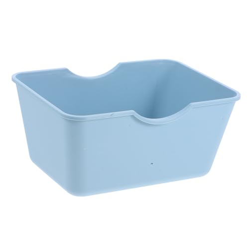 SOIMISS Hamster Toilette Sandbehälter Für Hamster Meerschweinchenhaus Toilettendeckel Lebensraum Für Ratten Rennmausoiletten Sandbad Für Hamster Hamsterversteck Hamsterhaus Abs Sky-Blue von SOIMISS