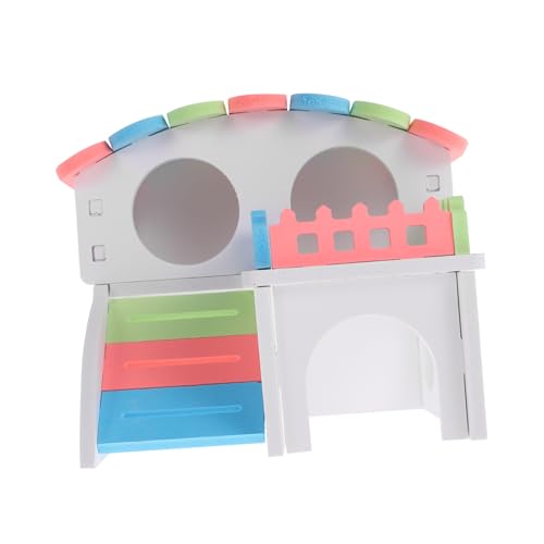 SOIMISS Hamsterhaus Langlebig und Umweltfreundlich Wetterfestes Kleintier versteck Gemütliches Spiel Schlafhaus Geeignet für Hamster Meerschweinchen und Kleine Haustiere von SOIMISS