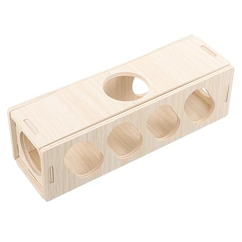 SOIMISS Hamsterhaus Und Hamstertunnel Naturbelassene Versteckmöglichkeit Für Kleine Nagetiere Für Hamster Und Meerschweinchen Zur Aktivitäten von SOIMISS