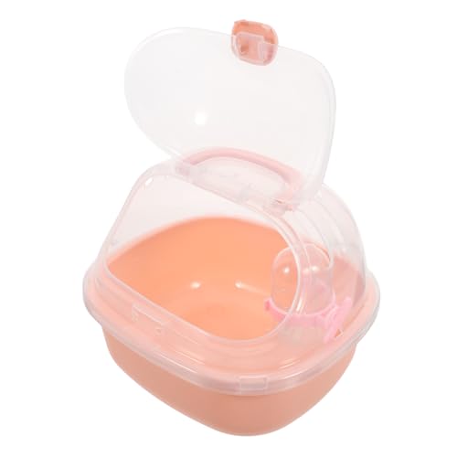 SOIMISS Hamsterkäfig Hamster Reisekäfig Tragbarer Hamster Reiseträger Hamster Tragekäfig Hamster Reiseträger Tragbarer Hamster Reisekäfig Hamster Transportkäfig Pink Pp von SOIMISS