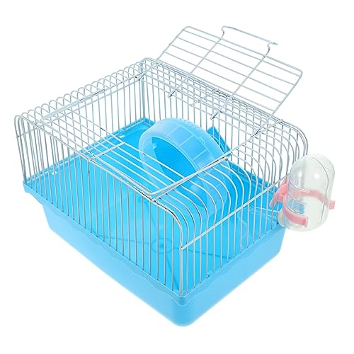 SOIMISS Hamsterkäfig Tragbarer Kleintierkäfig mit Zubehör Atmungsaktive Transportbox für Hamster für Reisen aus Hochwertigem Material Multifunktional für Essen und Schlafen SOIMISS Hamsterkäfig Tragbarer Kleintierkäfig mit Zubehör Atmungsaktive Transportbox für Hamster für Reisen aus Hochwertigem Material Multifunktional für Essen und Schlafen von SOIMISS