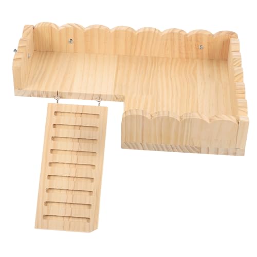 SOIMISS Hamsterplattform Holz mit Leiter Teiliges Kleintier Spielplatz für Meerschweinchen Zwerghamster mit Glatter Oberfläche und Sicherem Design für Käfigspielzeug SOIMISS Hamsterplattform Holz mit Leiter Teiliges Kleintier Spielplatz für Meerschweinchen Zwerghamster mit Glatter Oberfläche und Sicherem Design für Käfigspielzeug von SOIMISS
