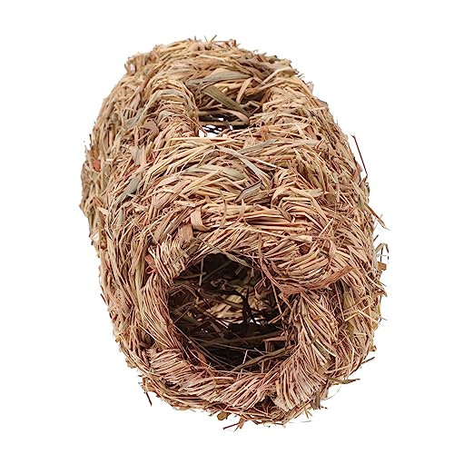 SOIMISS Hamsterversteck Tunnel aus Stroh Atmungsaktives Nest für Kleintiere für Hamster Mäuse und Chinchillas Platzsparend und Bequem Sorgt für und SOIMISS Hamsterversteck Tunnel aus Stroh Atmungsaktives Nest für Kleintiere für Hamster Mäuse und Chinchillas Platzsparend und Bequem Sorgt für und von SOIMISS