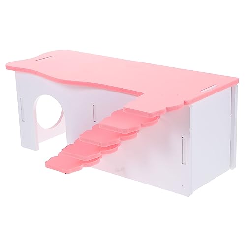 SOIMISS Hamsterversteck mit Leiter Bequemes Rückzugsort für Meerschweinchen und Hamster aus Langlebigem für Zahnpflege Fördert die Gesundheit Kleiner Haustiere SOIMISS Hamsterversteck mit Leiter Bequemes Rückzugsort für Meerschweinchen und Hamster aus Langlebigem für Zahnpflege Fördert die Gesundheit Kleiner Haustiere von SOIMISS