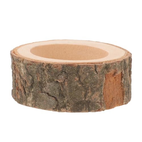 SOIMISS Handgefertigte Holz Für Hamster Und Kleintiere Futter Und Snackschale Aus Massivem Holz Für Meerschweinchen Chinchillas Und Andere Kleine Haustiere Große von SOIMISS