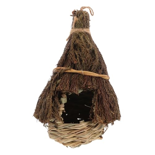 SOIMISS Geflochtenes Vogelnest Aus Gras Für Draußen Hängendes Nest Für Kleine Vögel Wie Schmetterlinge Und Kanarienvögel Natürliche Gartendekoration Und Nistplatz SOIMISS Geflochtenes Vogelnest Aus Gras Für Draußen Hängendes Nest Für Kleine Vögel Wie Schmetterlinge Und Kanarienvögel Natürliche Gartendekoration Und Nistplatz von SOIMISS
