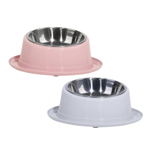 SOIMISS Haustiernapf aus Edelstahl Katzennäpfe Hund wassernapf Hundefutterschale Schüssel kein auslaufender Hundenapf Futterautomat für Haustiere Katzennapf Futternapf für Haustiere Rosa SOIMISS Haustiernapf aus Edelstahl Katzennäpfe Hund wassernapf Hundefutterschale Schüssel kein auslaufender Hundenapf Futterautomat für Haustiere Katzennapf Futternapf für Haustiere Rosa von SOIMISS