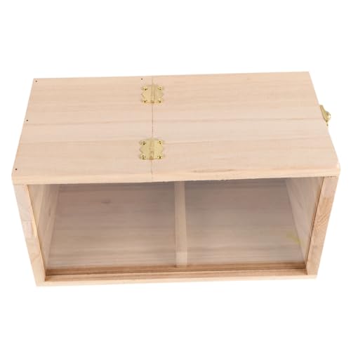 SOIMISS Holz Vogelbrutkasten mit Transparentem Acrylfenster Parakeet Nesting Box für Wellensittiche Unzertrennliche Nymphensittiche Sicheres Robustes Vogelhaus für Kleine Papageien Innen SOIMISS Holz Vogelbrutkasten mit Transparentem Acrylfenster Parakeet Nesting Box für Wellensittiche Unzertrennliche Nymphensittiche Sicheres Robustes Vogelhaus für Kleine Papageien Innen von SOIMISS