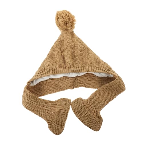 SOIMISS Hunde Wintermütze mit Schal Warme Strickmütze mit Kuscheligem Wollfutter Modisches Design für Haustiere für Winteraktivitäten Erhältlich SOIMISS Hunde Wintermütze mit Schal Warme Strickmütze mit Kuscheligem Wollfutter Modisches Design für Haustiere für Winteraktivitäten Erhältlich von SOIMISS