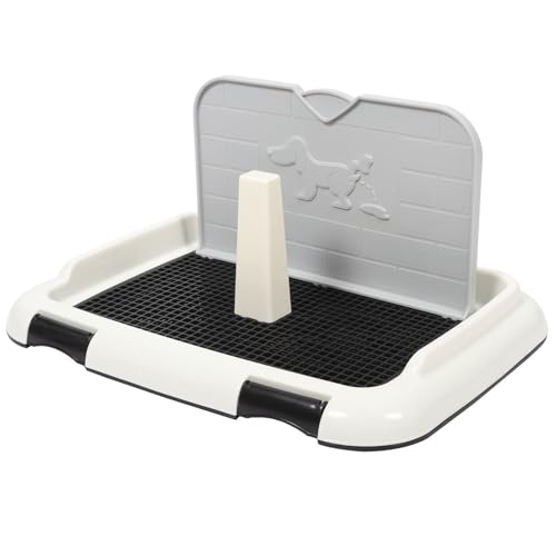 SOIMISS Hundetoilette für Drinnen Großes Hundeklo mit Spritzschutz für Welpen und Kleine Hunde Einfach zu Reinigen Vielseitig Einsetzbar als und Kotunterlage Design für Stressfreies SOIMISS Hundetoilette für Drinnen Großes Hundeklo mit Spritzschutz für Welpen und Kleine Hunde Einfach zu Reinigen Vielseitig Einsetzbar als und Kotunterlage Design für Stressfreies von SOIMISS