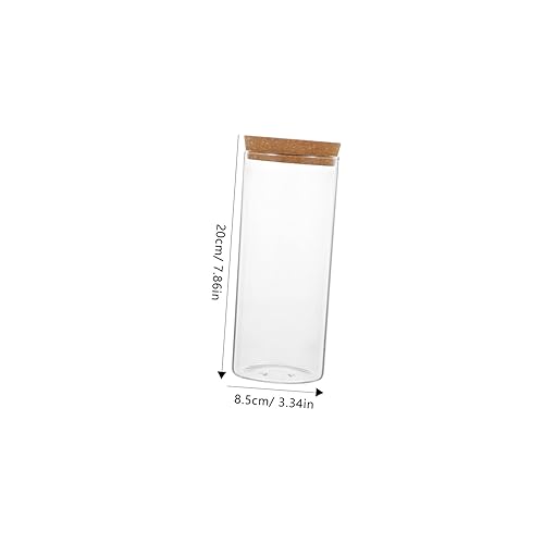 SOIMISS Flaschenterrarium Mit Deckel Leeres Glasterrarium Für DIY Mikro-Landschaft Pflanzgefäß Für Moos Und Steine Durchsichtige Deko-Flasche Für Wohnzimmer Und Fensterbänke von SOIMISS