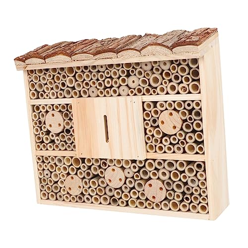 SOIMISS Insektenhausdekoration Käferhaus im Freien Bienenhäuser für bestäubende Bienen draußen Mauerbienenhaus dekoratives Bienenhaus Insektenhaus aus Holz Insektenhaus für den Garten SOIMISS Insektenhausdekoration Käferhaus im Freien Bienenhäuser für bestäubende Bienen draußen Mauerbienenhaus dekoratives Bienenhaus Insektenhaus aus Holz Insektenhaus für den Garten von SOIMISS