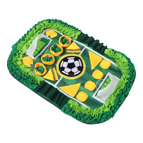 SOIMISS Interaktives Futterspielzeug im Fußballfeld Design Langsame Fütterung Puzzle Trainingsmatte für Katzen und Hunde Tragbar und Langlebig für Drinnen und Unterwegs SOIMISS Interaktives Futterspielzeug im Fußballfeld Design Langsame Fütterung Puzzle Trainingsmatte für Katzen und Hunde Tragbar und Langlebig für Drinnen und Unterwegs von SOIMISS
