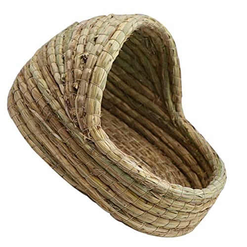 SOIMISS Kaninchen Nest aus Naturstroh Handgewebtes Schlafhaus für Hamster Meerschweinchen Igel und Andere Kleintiere Sicher und Langlebig für Spiel und Erholung SOIMISS Kaninchen Nest aus Naturstroh Handgewebtes Schlafhaus für Hamster Meerschweinchen Igel und Andere Kleintiere Sicher und Langlebig für Spiel und Erholung von SOIMISS